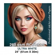 RC Photo Paper - 24"(61cm)*30m -  LUSTER - 260gsm
