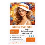  Matte PVC Film (80 μm) Self-adhesive Waterproof - A2 -50 листа