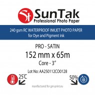 SynTak - RC Photo Paper - 6" (152mm)* 65m - PRO - SATIN - 240gsm SynTak - RC Photo Paper - 6" (152mm)* 65m - PRO - SATIN - 240gsm
