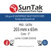 SunTak - RC Photo Paper -8" (203mm)* 65m - PRO - SATIN - 240gsm SunTak - RC Photo Paper -8" (203mm)* 65m - PRO - SATIN - 240gsm