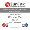 CRISTAL METALLIC -8" (203mm)* 65m - 255gsm