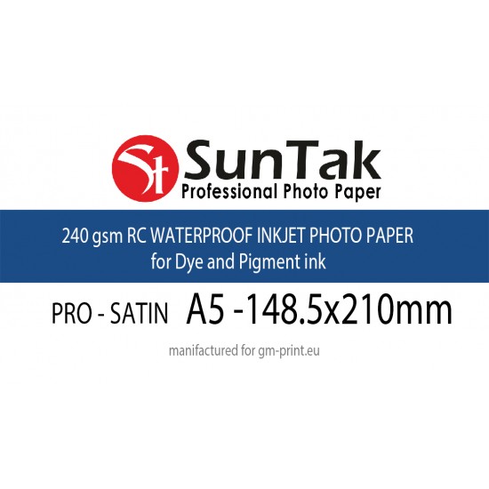 SunTak - A5 - 148.5x210 - PRO - SATIN - 240gsm - 40 листа
